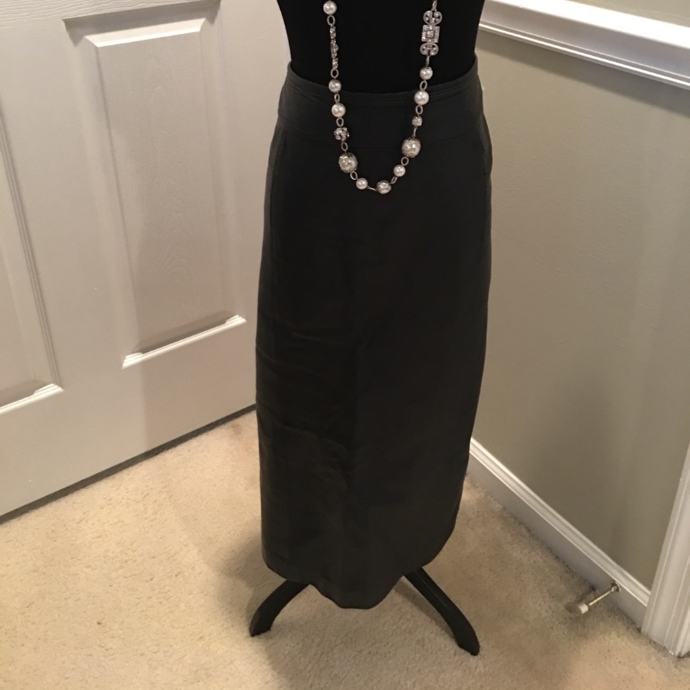 🎀Talbots 💯LEATHER SKIRT Sz 14🎀